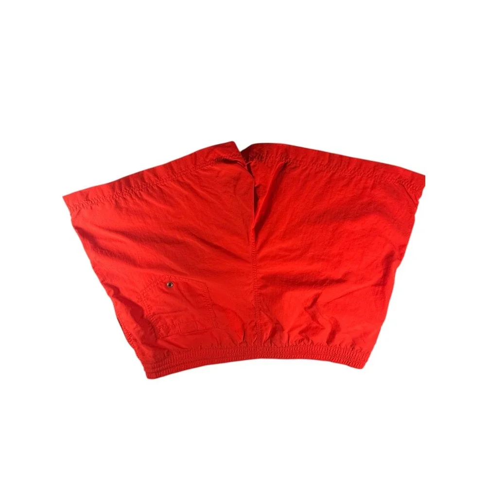 VTG Polo Ralph Lauren Swim Trunks Shorts Men's XL Red Nylon Mesh Lined 5